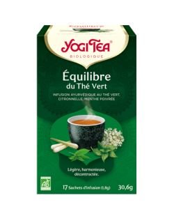 Équilibre du Thé Vert - Infusion ayurvédique BIO, 17 sachets